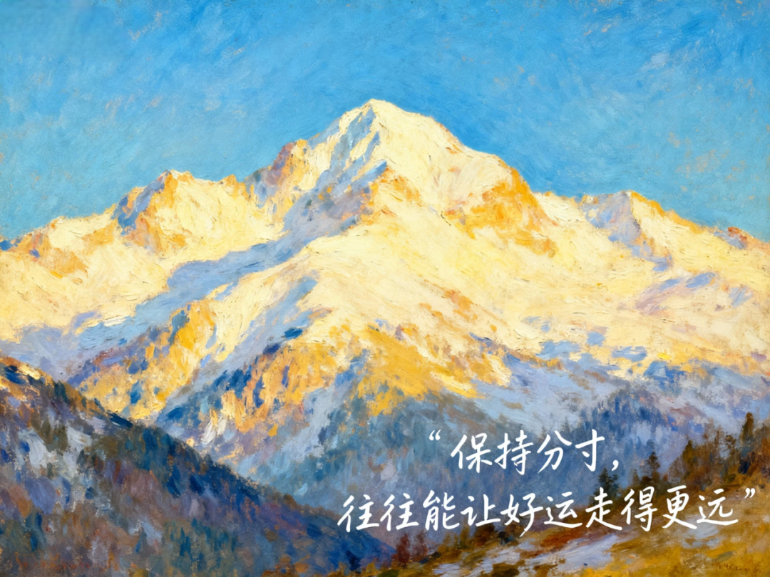 心里放下计较，人生才能装下风景