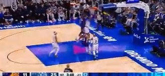 很积极！马卢阿奇奋力追防 黄雀在后送凯恩钉板大帽